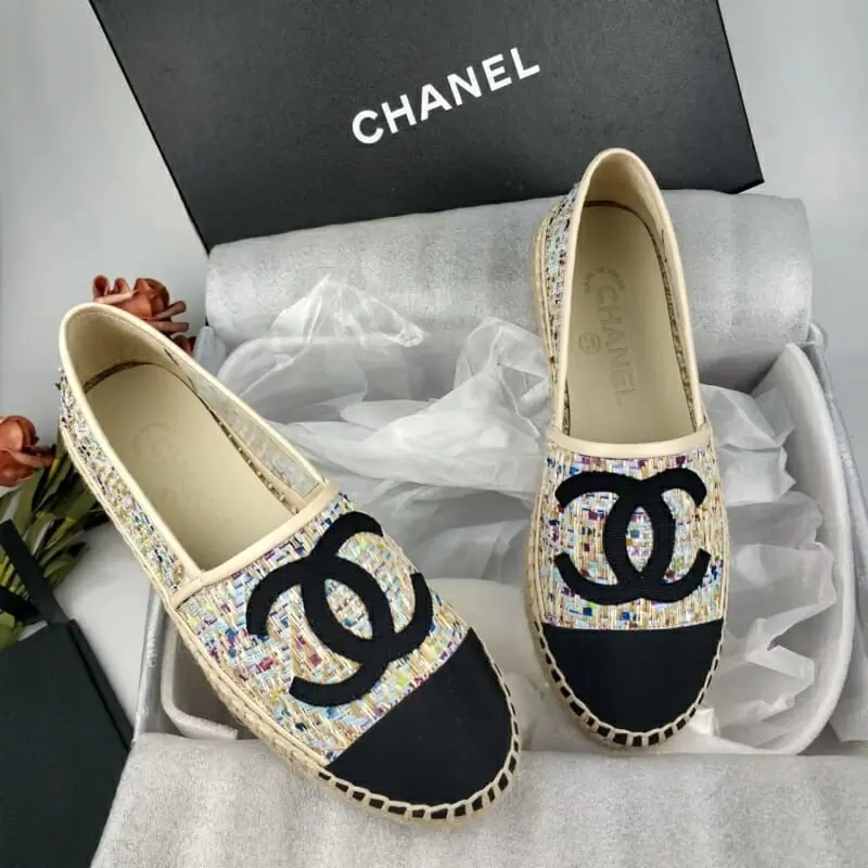 chanel flat chaussures pour femme s_12323204